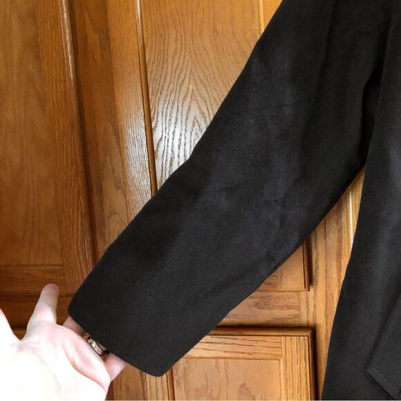 Kristen Blake Studio Collection Brown Angora Wool Blend Buttons Jacket Coat - 16 - Picture 5 of 14